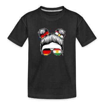 Kurds Germany Kurdistan - Kids' Premium Organic T-Shirt - black - Front