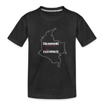 Colombie - T-shirt bio Premium Enfant - noir - Devant
