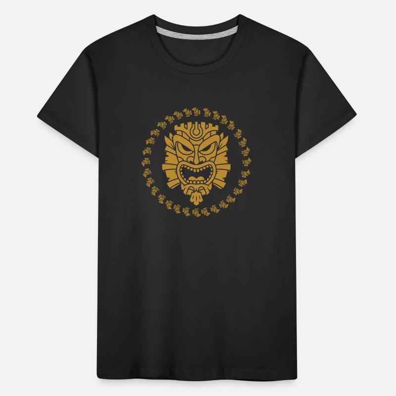 Mystical Signs Masks Figures and Patterns Kids' Premium Organic T-Shirt