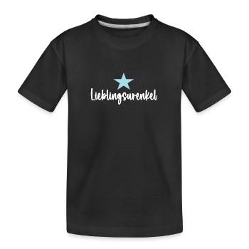 Urenkelsohn Ur-Enkel Jungen Urenkel Enkel Liebling - Kinder Premium Bio T-Shirt - Schwarz - Vorne