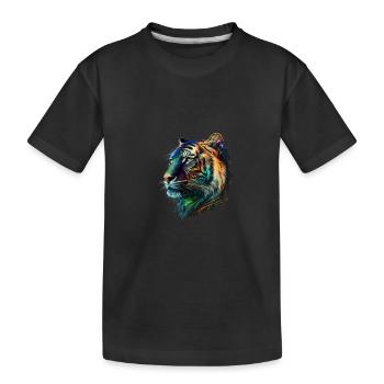 GRAND TIGRE - T-shirt bio Premium Enfant - noir - Devant