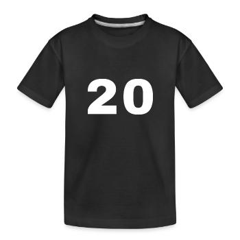 20 - T-shirt bio Premium Enfant - noir - Devant