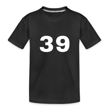 39 - Kinder Premium Bio T-Shirt - Schwarz - Vorne