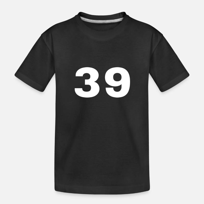 39 - Kinder Premium Bio T-Shirt - Schwarz