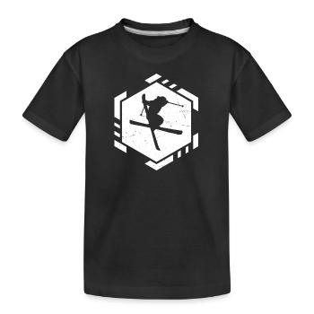 Ski Freestyle Freestyle Femme Sk - T-shirt bio Premium Enfant - noir - Devant