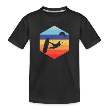 Kitesurfer Kitesurf Homme Kitesurf - T-shirt bio Premium Enfant - noir - Devant