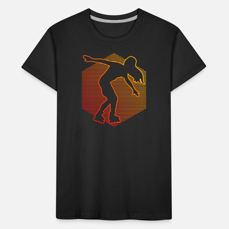 Roller Skate Women's Roller Skates Roller Skating Kids' Premium Organic T-Shirt