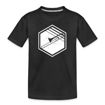 Trombonistes Brass Band Hommes Brass Instrument - T-shirt bio Premium Enfant - noir - Devant