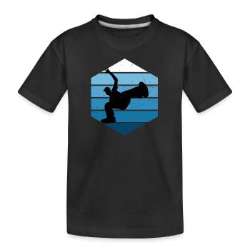 Hip Hop Breakdance Bboy Hiphop Damen Bgirl - Kinder Premium Bio T-Shirt - Schwarz - Vorne