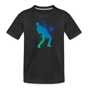 Guitare électrique guitare électronique Guitare électrique - T-shirt bio Premium Enfant - noir - Devant