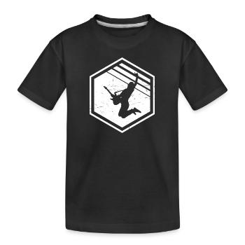 Guitare électrique pour femmes Guitare électrique Homme - T-shirt bio Premium Enfant - noir - Devant