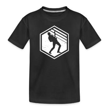 Guitare électrique pour hommes Guitare Guitare - T-shirt bio Premium Enfant - noir - Devant