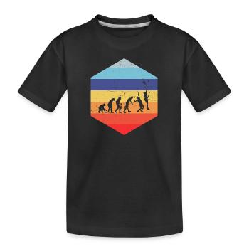Paddle Paddle Tennis Paddle Court Women's Paddle Tenn - Kids' Premium Organic T-Shirt - black - Front