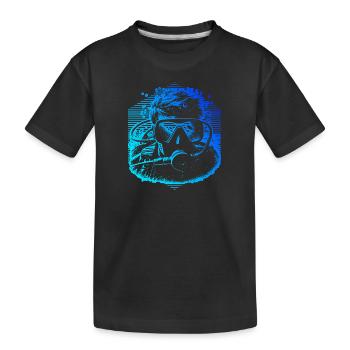 Scuba Diver Plongeur Homme Scuba Diver - T-shirt bio Premium Enfant - noir - Devant