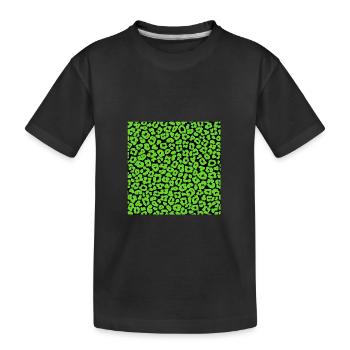 Peau d'animal avec style de couleur africaine - T-shirt bio Premium Enfant - noir - Devant