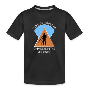 Chimney Sweep Chimney Sweep - Kids' Premium Organic T-Shirt - black - Front