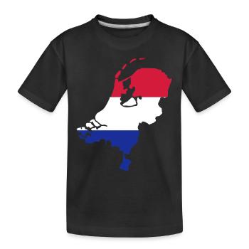 Pays-Bas - T-shirt bio Premium Enfant - noir - Devant