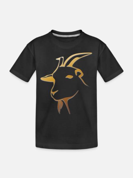 goat28 - Kinder Premium Bio T-Shirt - Schwarz
