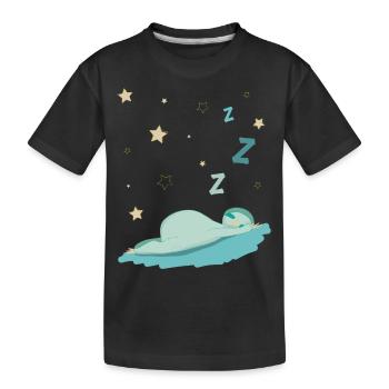 Trägheit - Kinder Premium Bio T-Shirt - Schwarz - Vorne