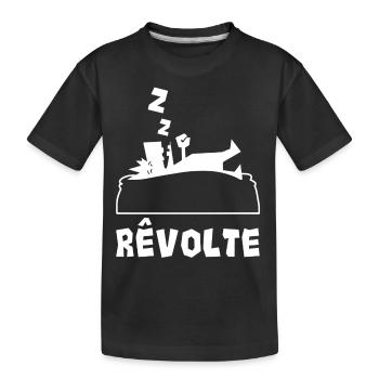 Rêvolte - T-shirt bio Premium Enfant - noir - Devant