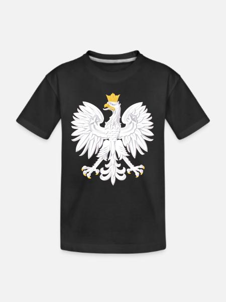Polska Eagle - Kids' Premium Organic T-Shirt - black