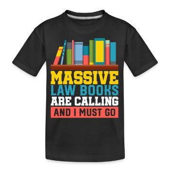 Lawyer gifts for law students & attorneys - Kids' Premium Organic T-Shirt - black - Front