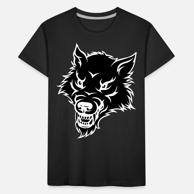 wolf Kids' Premium Organic T-Shirt