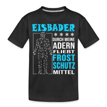 eisbader winterbader protection contre le gel résistante au froid - T-shirt bio Premium Enfant - noir - Devant