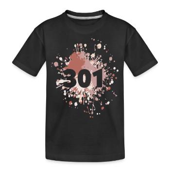 Status Mood 301 Moved Permanently Color Splash - Kinder Premium Bio T-Shirt - Schwarz - Vorne