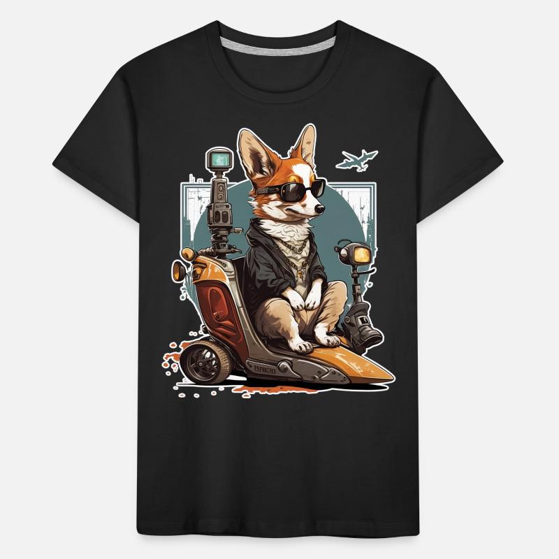 Welsh Corgi Pembroke T-shirt bio Premium Enfant