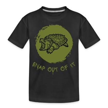 Snap out of it.. - Kids' Premium Organic T-Shirt - black - Front