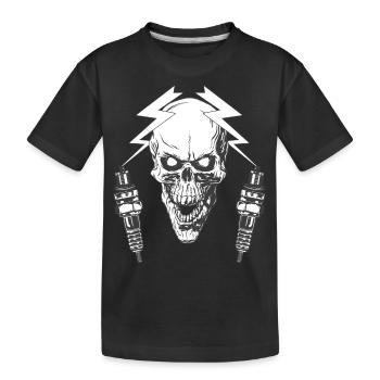 Une idée brillante - T-shirt bio Premium Enfant - noir - Devant