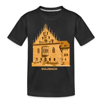 Sulzbach, Rosenberg, Town Hall, Upper Palatinate, Bavaria - Kids' Premium Organic T-Shirt - black - Front