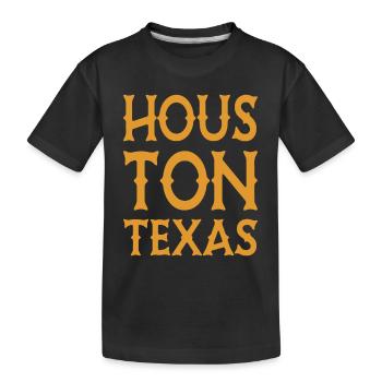 Dallas - Texas - United States of America - USA - Kids' Premium Organic T-Shirt - black - Front