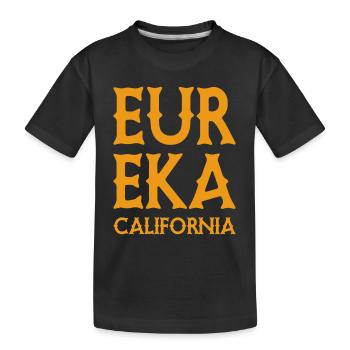 Eureka - Californie - États-Unis États-Unis États-Unis - T-shirt bio Premium Enfant - noir - Devant