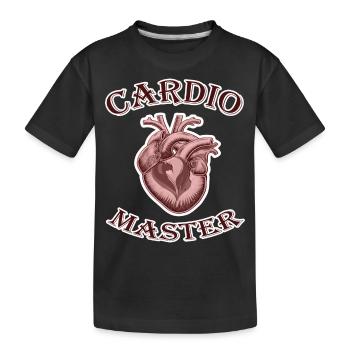 Zitat von Sport Cardio Master - Kinder Premium Bio T-Shirt - Schwarz - Vorne
