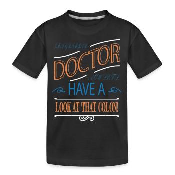 Auteurs Humour Livre Auteur Bday Editer Costume - T-shirt bio Premium Enfant - noir - Devant