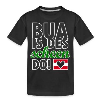 Dialecte de l’Autriche de Styrie - T-shirt bio Premium Enfant - noir - Devant