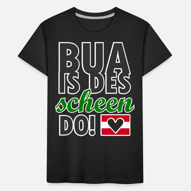 Styrian Austria dialect Kids' Premium Organic T-Shirt