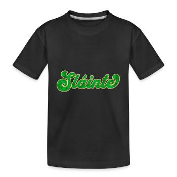 Toast celtique : Sláinte - T-shirt bio Premium Enfant - noir - Devant