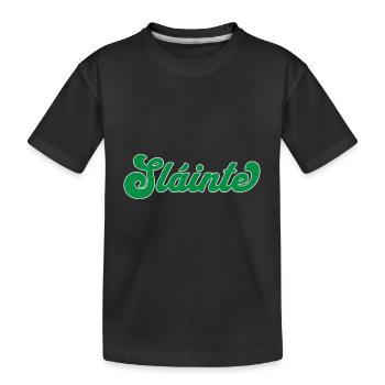 Toast celtique : Sláinte - T-shirt bio Premium Enfant - noir - Devant