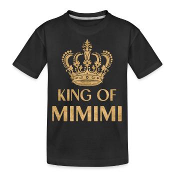 King of mimimi - Kinder Premium Bio T-Shirt - Schwarz - Vorne
