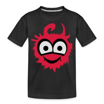 Monstre Mignon - T-shirt bio Premium Enfant - noir - Devant