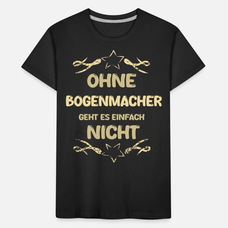 Bow makers as bow makers Kids' Premium Organic T-Shirt