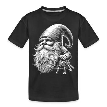Schlüsselbund - Kinder Premium Bio T-Shirt - Schwarz - Vorne