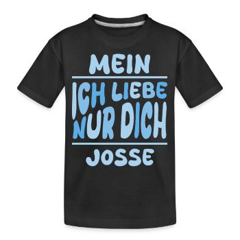 Homme Josse - T-shirt bio Premium Enfant - noir - Devant