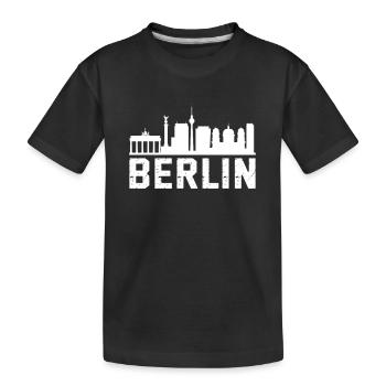 Horizon de Berlin - T-shirt bio Premium Enfant - noir - Devant