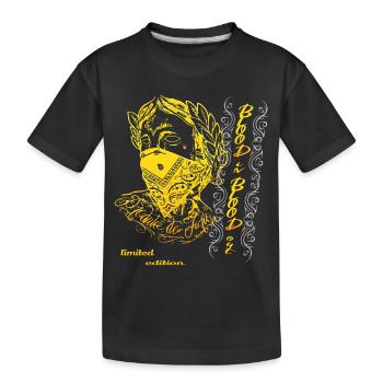 Gangster Jesus Limited Edition - Kids' Premium Organic T-Shirt - black - Front