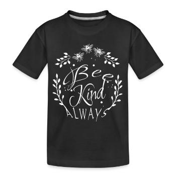 Toujours respectueuse des abeilles - T-shirt bio Premium Enfant - noir - Devant