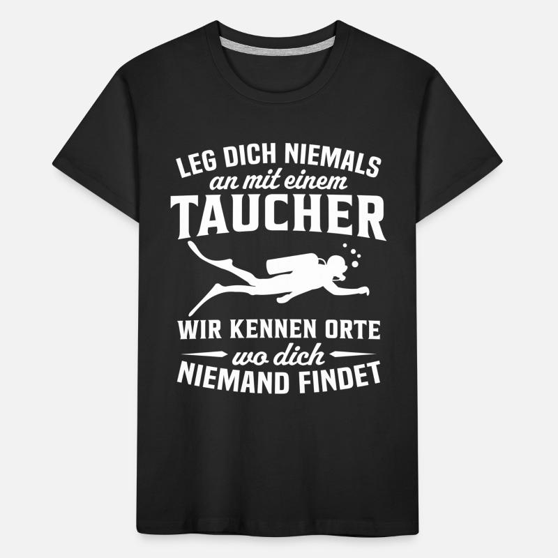 Diving Gift Diving Diving Suit Kids' Premium Organic T-Shirt